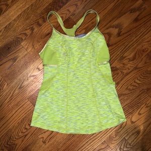 Neon green Zella workout tank top